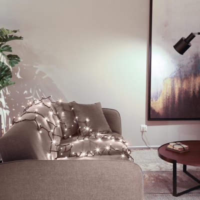 Изображение товара Уличная гирлянда Lotti 120 maxileds холодный белый 10+1,5 м с стартовым шнуром