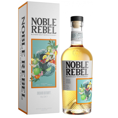 Изображение товара Виски купажированный "Noble Rebel" Orchard Outburst Blended Malt, 46% в подарочной упаковке, 0.7 л 