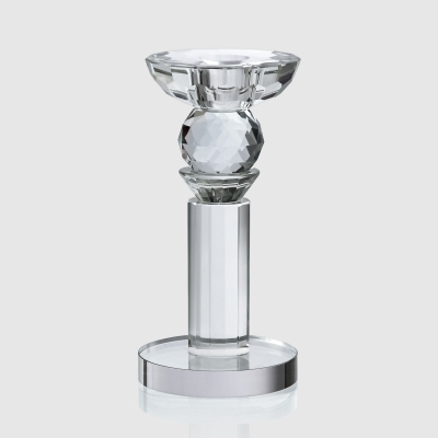 Изображение товара Малый хрустальный подсвечник Crocus для одной свечи