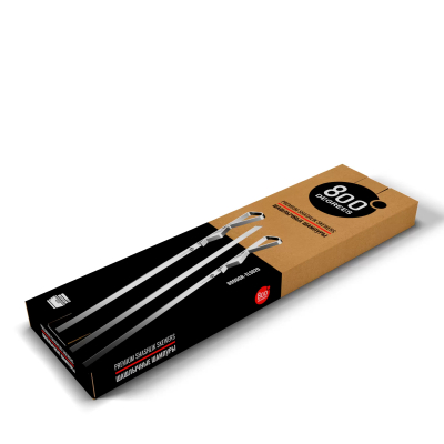 Изображение товара Набор шампуров шашлычных 800 Degrees 6 Shashlik Skewers