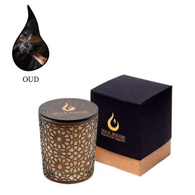 Изображение товара Аромасвеча Nour Bougie Stockholm Oud, ручная работа, 450 г