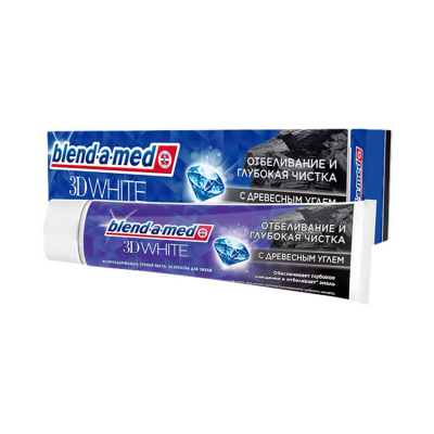 Изображение товара Зубная паста Blend-a-med 3D White с древесным углем 100 мл для белизны зубов