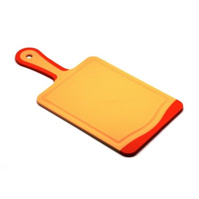 Изображение товара Доска разделочная Atlantis Flutto 35х18 см оранжевая пластиковая антибактериальная