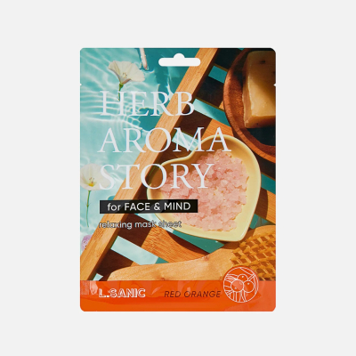 Изображение товара Тканевая маска L.sanic с экстрактом красного апельсина 25 мл