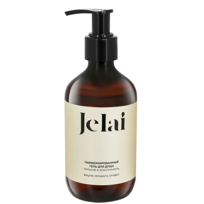 Изображение товара Гель для душа Jelai Вишня Миндаль Сандал - питание и эластичность, 250 мл