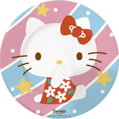 Изображение товара Тарелка керамическая Hello Kitty Искусство 19 см универсальная