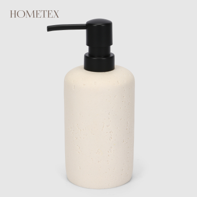 Изображение товара Диспенсер для жидкого мыла Hometex цилиндр бежевый 17,7 см