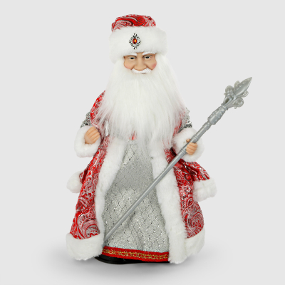 Изображение товара Фигура Sote Toys Дед Мороз в красной шубе с мелодией 40 см