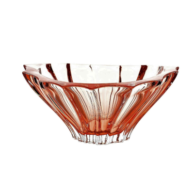 Изображение товара Декоративное блюдо Aurum-Crystal Plantica из чешского хрусталя, 22 см