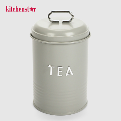 Изображение товара Банка для хранения чая Kitchenstar Серый 1,6 л из гальванированной стали