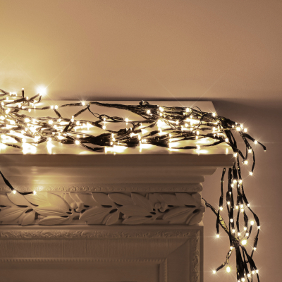 Изображение товара Новогодняя гирлянда Edelman ny class white 2000 LED с диммером и таймером 220V