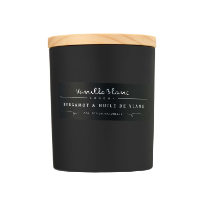 Изображение товара Ароматическая свеча Vanilla Blanc Bergamot и Иланг-иланг 220 г натуральный соевый воск Изображение товара Ароматическая свеча Vanilla Blanc Bergamot и Иланг-иланг 220 г натуральный соевый воск