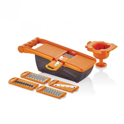 Изображение товара Многофункциональная терка Urve Plastic Wenken 5в1 с насадками для овощей и фруктов