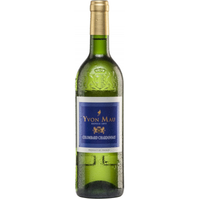 Изображение товара Белое сухое вино Yvon Mau Colombard Chardonnay 0 75л Франция Изображение товара Белое сухое вино Yvon Mau Colombard Chardonnay 0 75л Франция