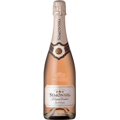 Изображение товара Игристое вино розовое сухое Simonsig, "Kaapse Vonkel" Brut Rose 0,75 л