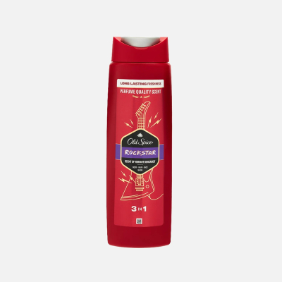 Изображение товара Гель для душа Old Spice Rockstar 400 мл с ароматом ванили и амбры Изображение товара Гель для душа Old Spice Rockstar 400 мл с ароматом ванили и амбры