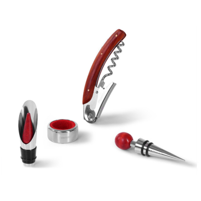 Изображение товара Набор винных аксессуаров 4 предмета из нержавеющей стали