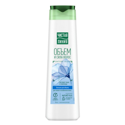 Изображение товара Бальзам-ополаскиватель Чистая линия объём и сила пшеницы 730 мл для всех типов волос Изображение товара Бальзам-ополаскиватель Чистая линия объём и сила пшеницы 730 мл для всех типов волос