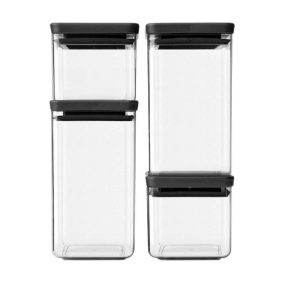 Изображение товара Набор пластиковых контейнеров Brabantia Tasty+ 4 шт герметичные для хранения продуктов Изображение товара Набор пластиковых контейнеров Brabantia Tasty+ 4 шт герметичные для хранения продуктов
