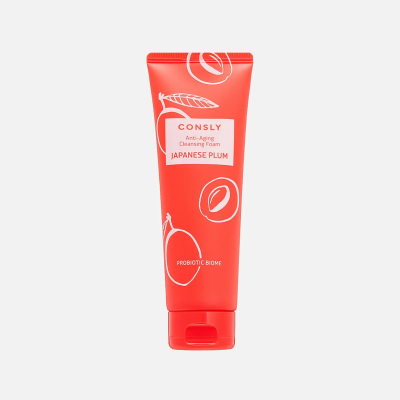 Изображение товара Пенка для умывания Consly Probiotic biome омолаживающая 120 мл с японской сливой Изображение товара Пенка для умывания Consly Probiotic biome омолаживающая 120 мл с японской сливой