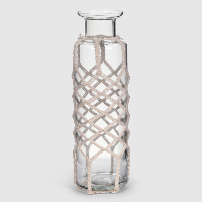 Изображение товара Декоративная ваза Dekor pap 11x11x36 см стекло ткань для интерьера Изображение товара Декоративная ваза Dekor pap 11x11x36 см стекло ткань для интерьера