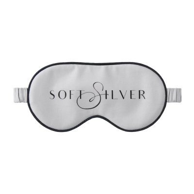 Изображение товара Маска для сна Soft Silver 23х10 см серебряный хлопок россиия Изображение товара Маска для сна Soft Silver 23х10 см серебряный хлопок россиия
