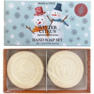 Изображение товара Набор твёрдого мыла La Florentina Winter citrus 2х115 г для лица и тела