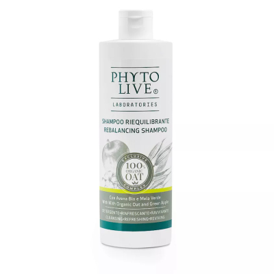 Изображение товара Шампунь Phyto Live овес и зеленое яблоко 400 мл натуральный уход для всех типов волос
