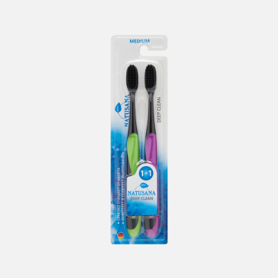 Изображение товара Зубная щётка Natusana Deep Clean Изображение товара Зубная щётка Natusana Deep Clean