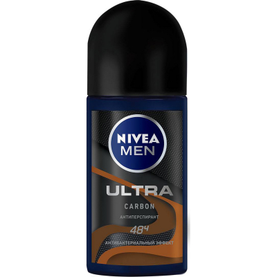 Изображение товара Антиперспирант Nivea Men Ultra Carbon шариковый 50 мл для мужчин