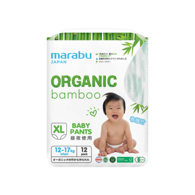 Изображение товара Подгузники-трусики Marabu Bamboo XL 12-17 кг 12 шт Изображение товара Подгузники-трусики Marabu Bamboo XL 12-17 кг 12 шт