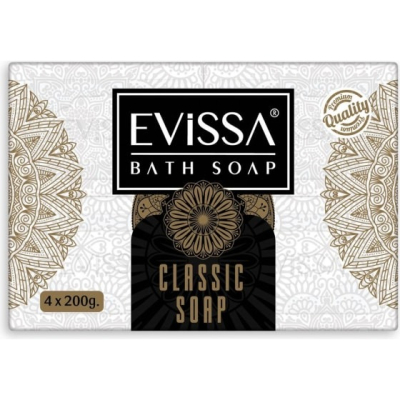 Изображение товара Мыло банное Evissa классическое 4х200 г