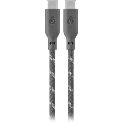 Изображение товара Кабель uBear Trend Cable USB-C/USB-C 60W серо-бежевый 1,2 м