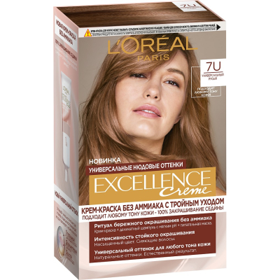 Изображение товара Краска для волос Loreal Excellence Nudes 7U