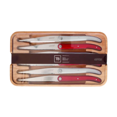 Изображение товара Набор ножей для стейка Tarrerias Bonjean Laguiole sens 6 шт - французское качество и стиль
