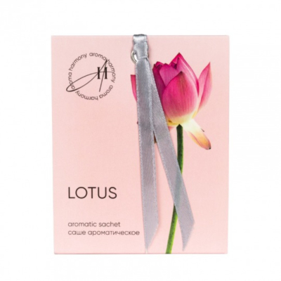 Изображение товара Ароматическое саше Aroma Harmony Lotus 10 гр натуральный аромат для дома и автомобиля Изображение товара Ароматическое саше Aroma Harmony Lotus 10 гр натуральный аромат для дома и автомобиля