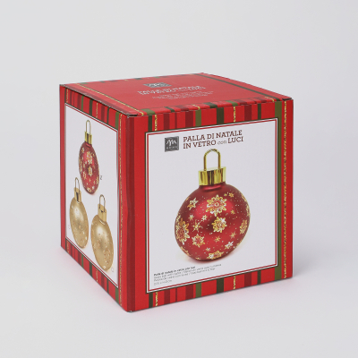 Изображение товара Новогодний шар Mercury NY 15х21 см декоративный елочные игрушки