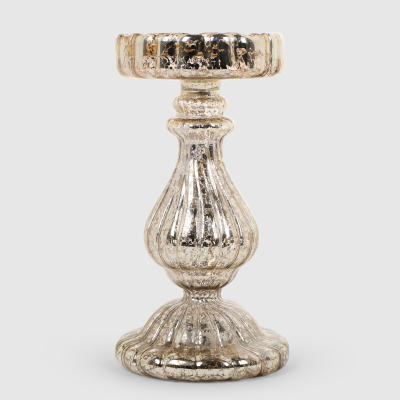 Изображение товара Подсвечник Yancheng Shiny золотистый 10х10х19 см