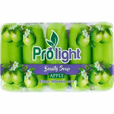 Изображение товара Мыло туалетное PROLIGHT Яблоко 55 г - натуральное и ароматное для рук Изображение товара Мыло туалетное PROLIGHT Яблоко 55 г - натуральное и ароматное для рук