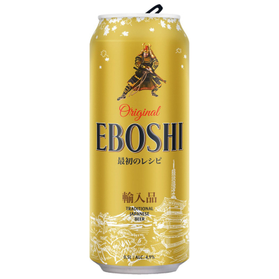 Изображение товара Пиво EBOSHI светлое фильтрованное 0,5 л Изображение товара Пиво EBOSHI светлое фильтрованное 0,5 л