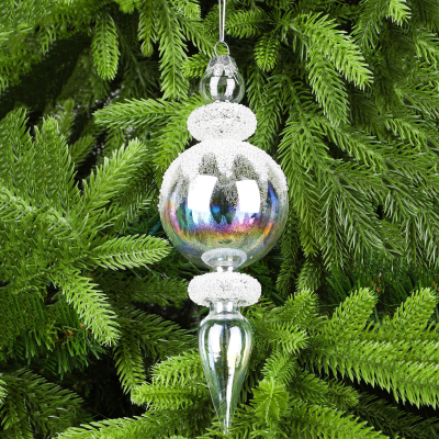 Изображение товара Украшение Yancheng Shiny подвесное стеклянное 7x7x22 см