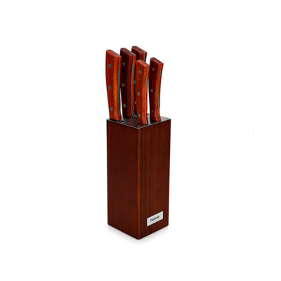 Изображение товара Набор ножей Fissman Maximus 6 предметов, подставка, x30cr13