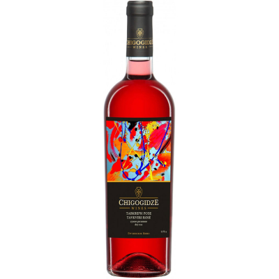 Изображение товара Вино розовое сухое Chigogidze Wines, Tavkveri Rose 2018 0.75л