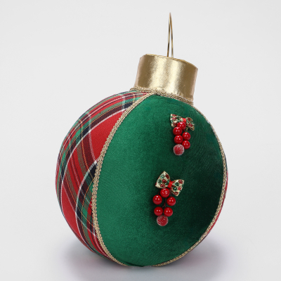 Изображение товара Украшение настольное James arts шар зелёный 23х21х29 см