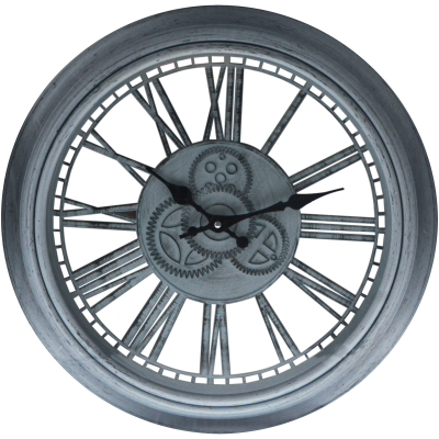 Изображение товара Настенные часы Kanglijia Clock серые 40х40 см - оригинальный дизайн и точность