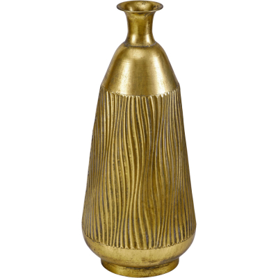 Изображение товара Металлическая африканская ваза Glasar 30х30х71 см с эффектом патинирования