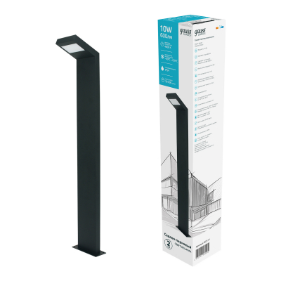 Изображение товара Садово-парковый светильник Gauss Electra, LED, 10W, IP54, 600Lm Изображение товара Садово-парковый светильник Gauss Electra, LED, 10W, IP54, 600Lm