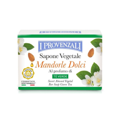 Изображение товара Твердое мыло I Provenzali с миндалем и зеленым чаем 100 г