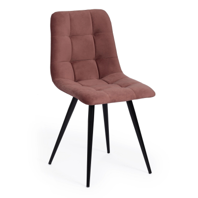 Изображение товара Стул TC Chilly 45x53х88 см коралловый/черный