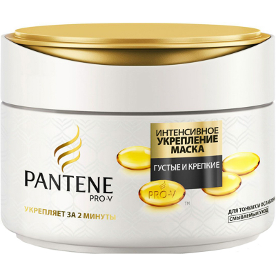 Изображение товара Маска для волос Pantene Pro-V Интенсивное укрепление 200 мл - уход за ослабленными волосами